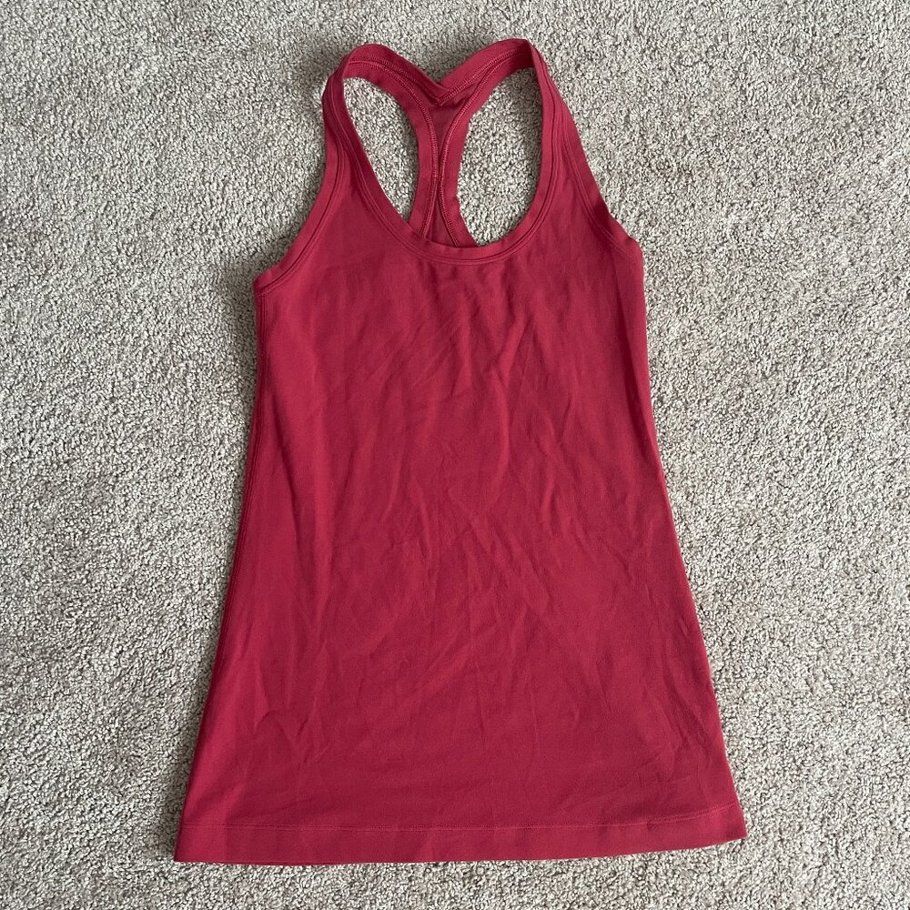 Berry Red Lululemon Tank Top